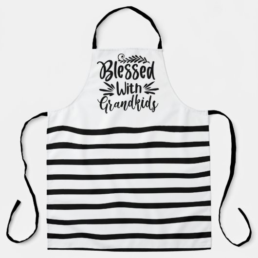 Gezegend met kleinkinderen schort (Voorkant)