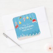 Gezegend met Vrede & Vreugde Kerstmis | Sticker Se (Envelop)