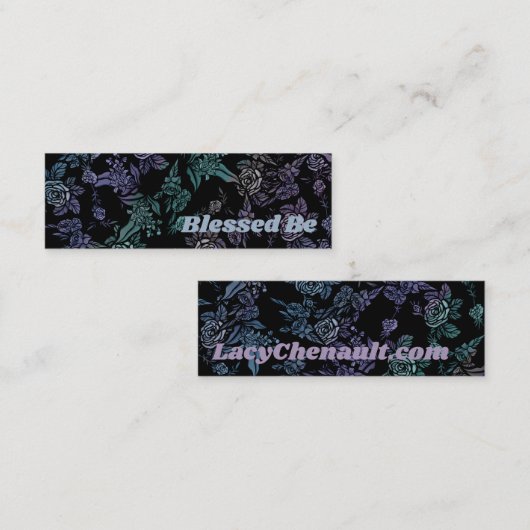 Gezegend Mini Visitekaartje (Voorkant / Achterkant)