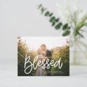 Gezegend Moderne fotovakantie Briefkaart (Staand voorkant)