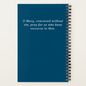 Gezegend Moeder Katholiek Gebedsjournaal Notitieboek (Achterkant)