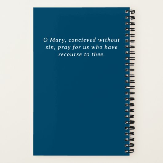 Gezegend Moeder Katholiek Gebedsjournaal Notitieboek (Achterkant)