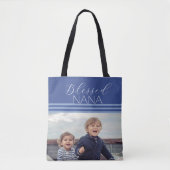 Gezegend NANA aangepaste foto cadeau Tas (Voorkant)