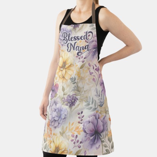 Gezegend Nana All Over Print Schort (Insitu)