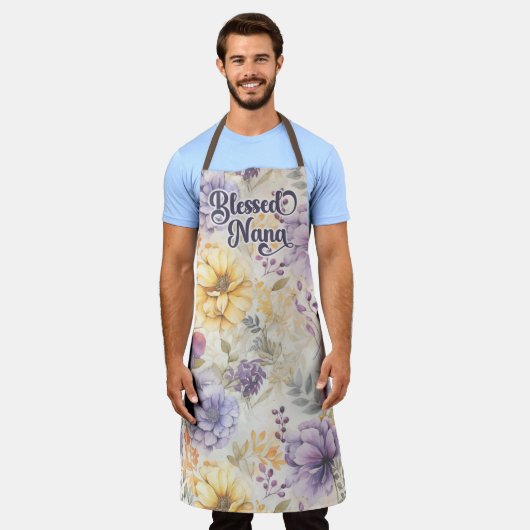 Gezegend Nana All Over Print Schort (Gedragen)