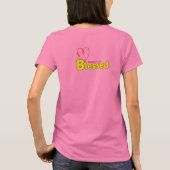 Gezegend (Nummer 6:24) Vrouw Tshirt (Achterkant)