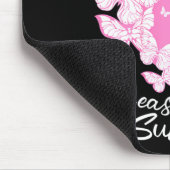 Gezegend om borstkanker overlevingsroze te noemen  muismat (Hoek)