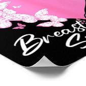 Gezegend om borstkanker overlevingsroze te noemen  poster (Hoek)