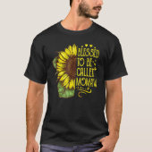 Gezegend om de naam Momaw Grandma Sunflower Mothe  T-shirt (Voorkant)