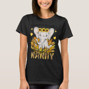Gezegend om de nanny Sunflower Elephant Moth genoe T-shirt