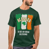 GEZEGEND OM EEN IERSE ZEGEN TE ZIJN St Patrick's D T-shirt (Voorkant)