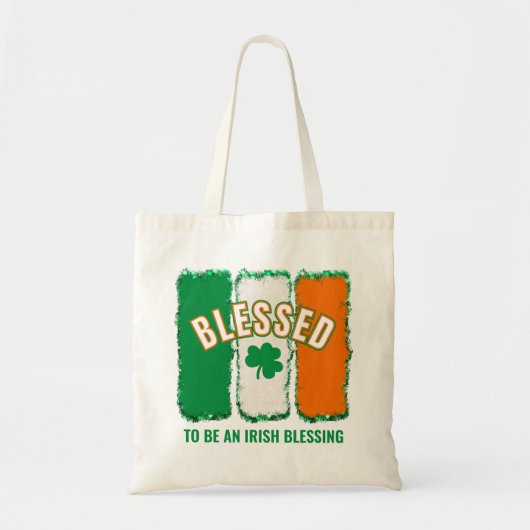 GEZEGEND OM EEN IERSE ZEGEN TE ZIJN St Patrick's D Tote Bag (Voorkant)