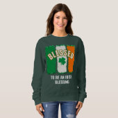 GEZEGEND OM EEN IERSE ZEGEN TE ZIJN St Patrick's D Trui (Voorkant volledig)