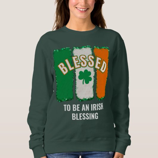 GEZEGEND OM EEN IERSE ZEGEN TE ZIJN St Patrick's D Trui (Voorkant)