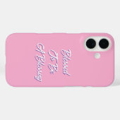 Gezegend om een roze zegening te zijn Case-Mate iPhone case (Achterkant (horizontaal))