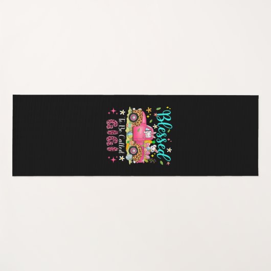 Gezegend om Gigi Easter Bunnies Chocolate genoemd  Yogamat (Voorkant (horizontaal))