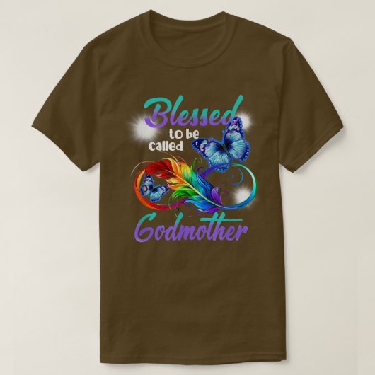 Gezegend om Godmoeder Vlinder Dames Mo te worden g T-shirt (Design voorkant)