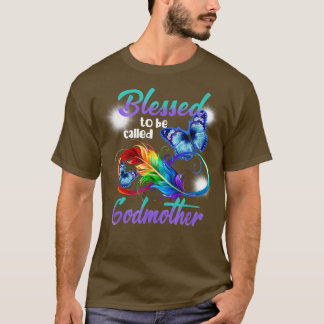 Gezegend om Godmoeder Vlinder Dames Mo te worden g T-shirt