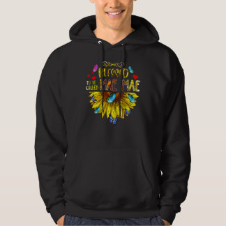 Gezegend om Mae Mae Sunflower Mother's D genoemd t Hoodie