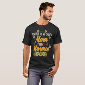 Gezegend om mam en marmee schattige zonnebloem gen t-shirt (Voorkant volledig)