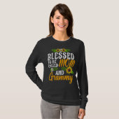 Gezegend om mam en oma Thanksgiving C genoemd te w T-shirt (Voorkant volledig)