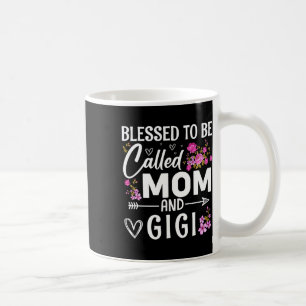 Gezegend om mama en Gigi Moederdag Flo genoemd te Koffiemok