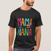 Gezegend om mama en nana te worden genoemd Grappig T-shirt (Voorkant)