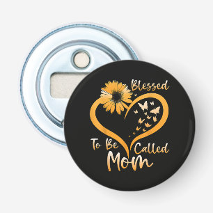 Gezegend om mama genoemd te worden button flesopener