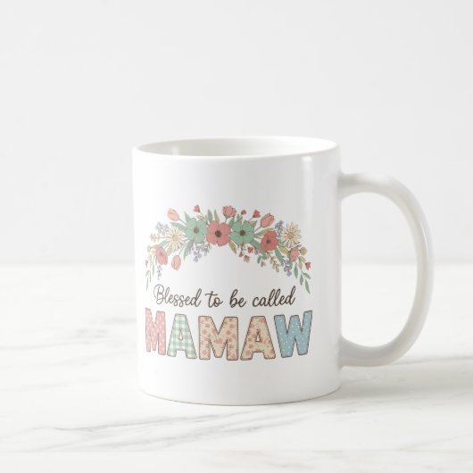 Gezegend om Mamaw genoemd te worden Koffiemok (Rechts)