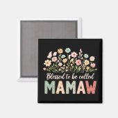 Gezegend om Mamaw genoemd te worden Magneet (Voorkant / Achterkant)