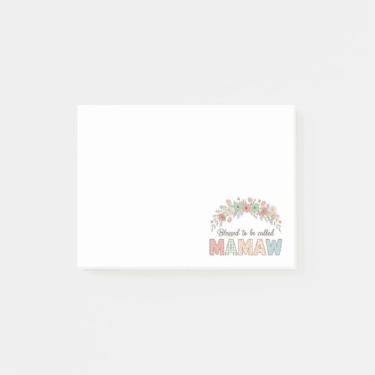 Gezegend om Mamaw genoemd te worden Post-it® Notes (Voorkant)