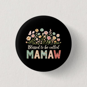 Gezegend om Mamaw genoemd te worden Ronde Button 3,2 Cm