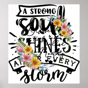 Gezegend om mammie zonnebloemen te noemen mammie m poster