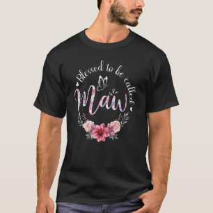 Gezegend om Maw-vrouw te worden Bloemendecor Groot T-shirt