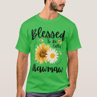 Gezegend om Mawmaw te worden genoemd Dames Bloemig T-shirt