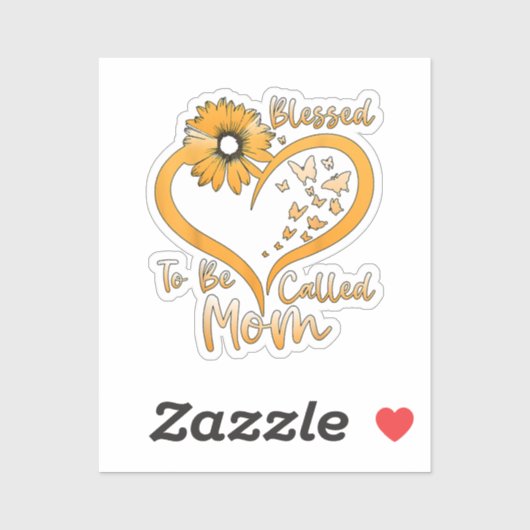 Gezegend om Moeder te worden genoemd Sticker (Vel)