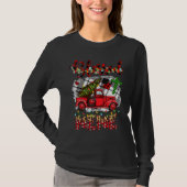 Gezegend om Nina Christmas Red Truck te heten T-shirt (Voorkant)