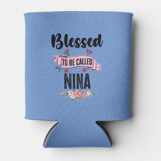 Gezegend om Nina genoemd te worden Blikjeskoeler (Voorkant)