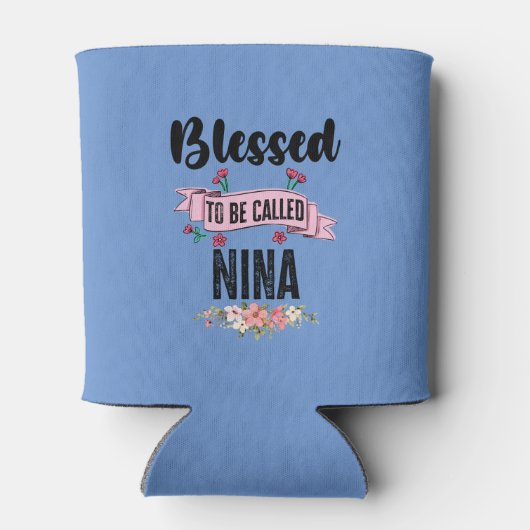 Gezegend om Nina genoemd te worden Blikjeskoeler (Achterkant)