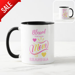 Gezegend om oma en moeder genoemd te worden mok