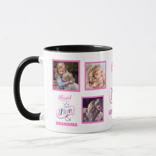 Gezegend om oma foto kleinkinderen geschenken te z mok (Links)