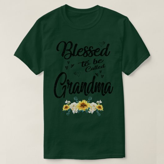 gezegend om oma te noemen t-shirt (Design voorkant)