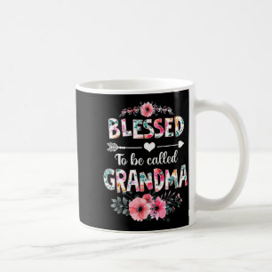 Gezegend om oma te worden genoemd T-shirt grappige Koffiemok