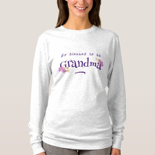 Gezegend om oma te zijn t-shirt (Voorkant)