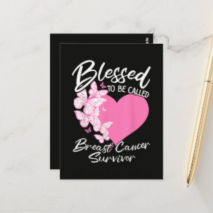 Gezegend om overlevende van borstkanker te worden briefkaart