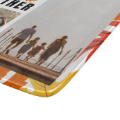 Gezegend om samen te zijn - aangepaste familiefoto snijplank (Hoek)