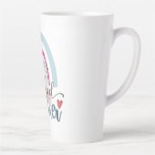 Gezegend om te onderwijzen - Een regenboog van dan Latte Mok (Rechts)