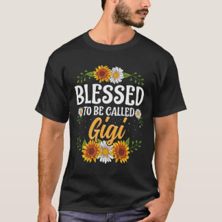 Gezegend om te worden genoemd Gigi Thanksgiving Ch T-shirt