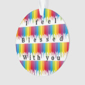 gezegend ornament (voorkant)