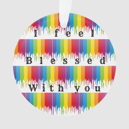 gezegend ornament (voorkant)